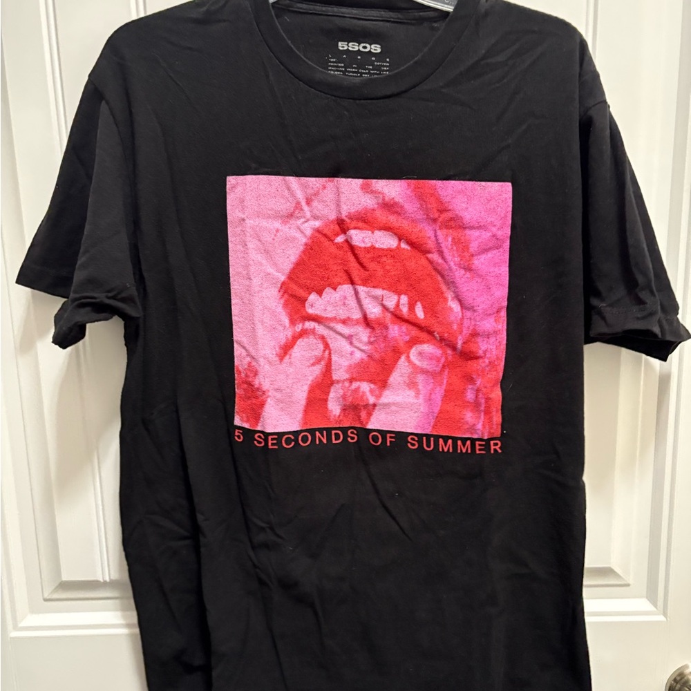 5 Seconds of Summer Lip Tattoo T Shirt